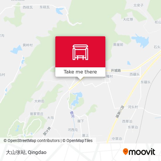 大山张站 map