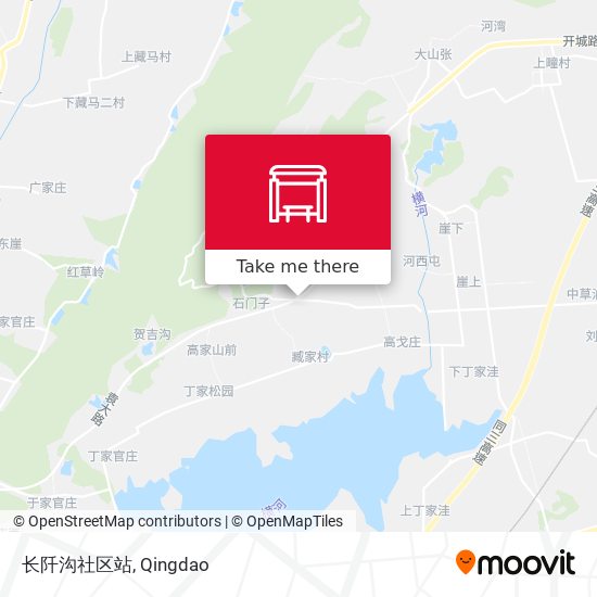长阡沟社区站 map