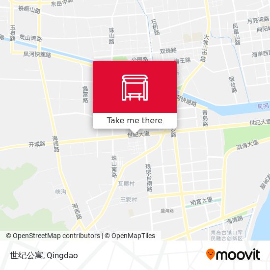 世纪公寓 map