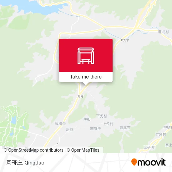 周哥庄 map