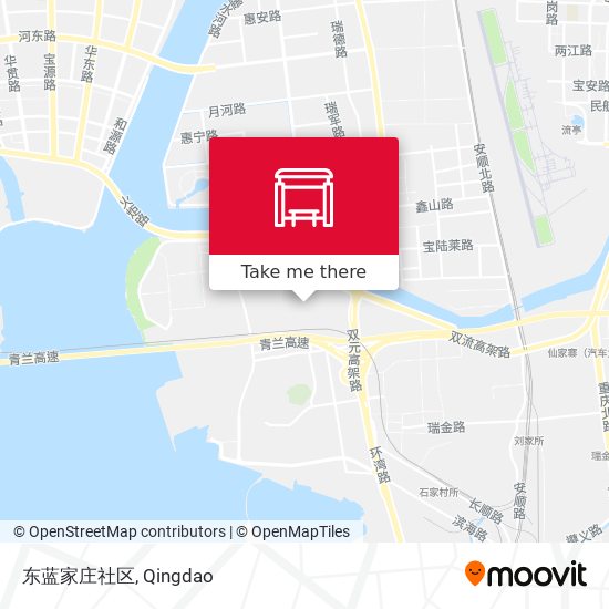 东蓝家庄社区 map