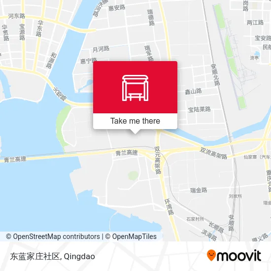 东蓝家庄社区 map
