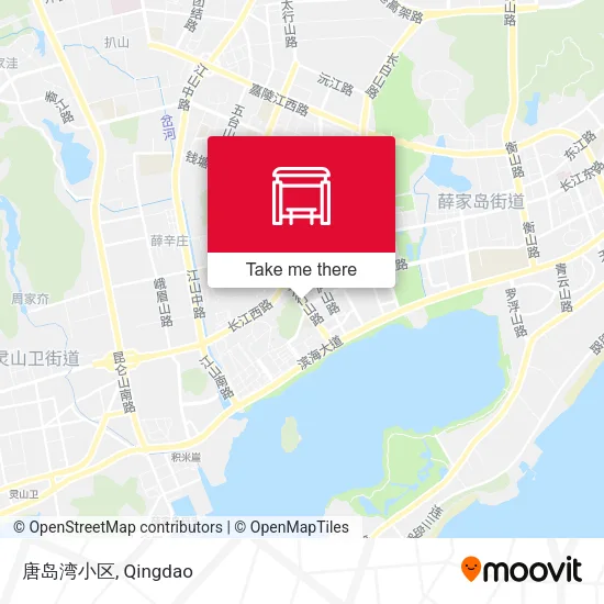 唐岛湾小区 map