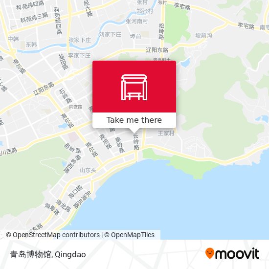 青岛博物馆 map