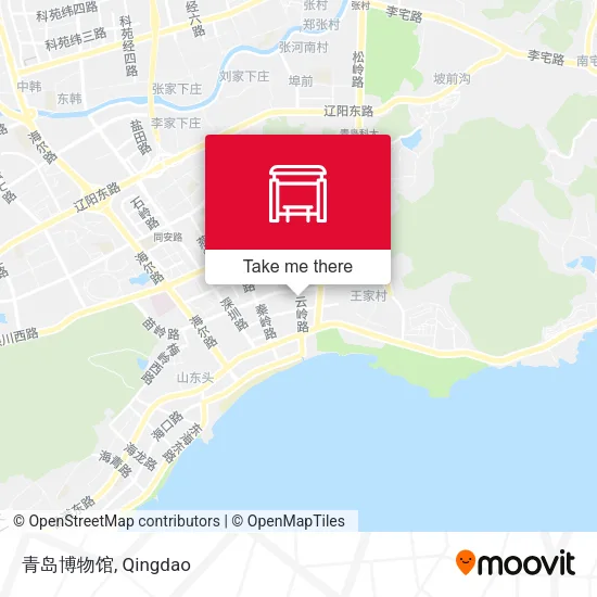青岛博物馆 map