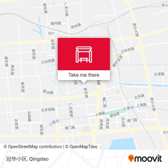 冠华小区 map