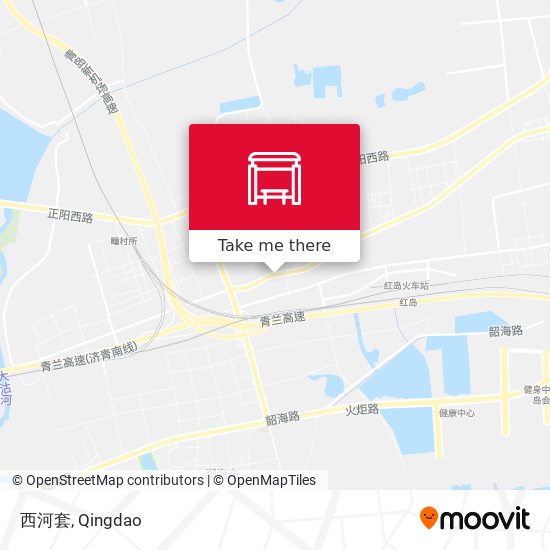 西河套 map