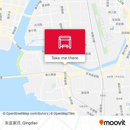 东蓝家庄 map