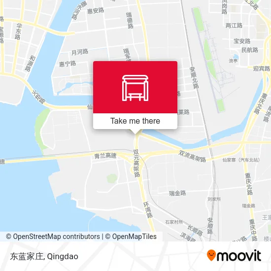 东蓝家庄 map