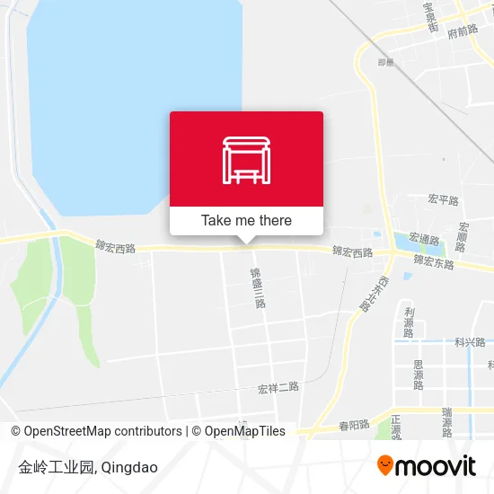 金岭工业园 map