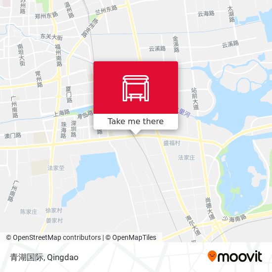 青湖国际 map