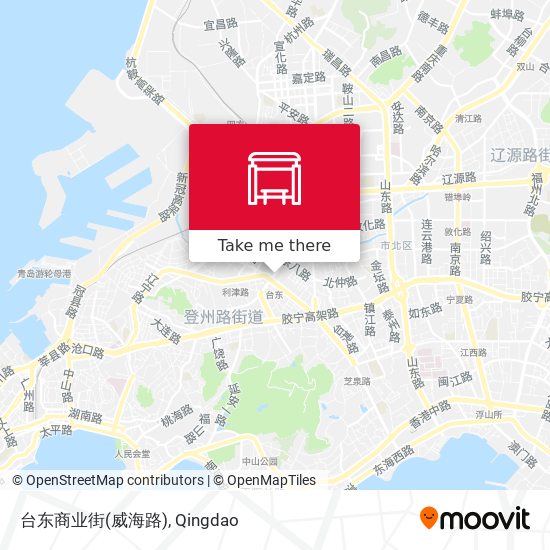 台东商业街(威海路) map