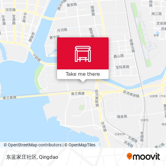 东蓝家庄社区 map