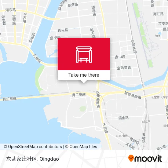 东蓝家庄社区 map
