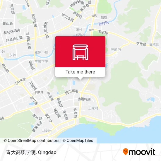 青大高职学院 map