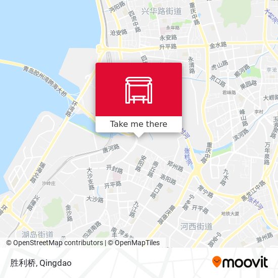 胜利桥 map