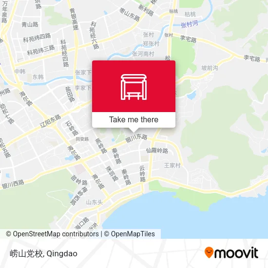 崂山党校 map