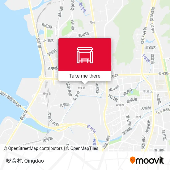 晓翁村 map