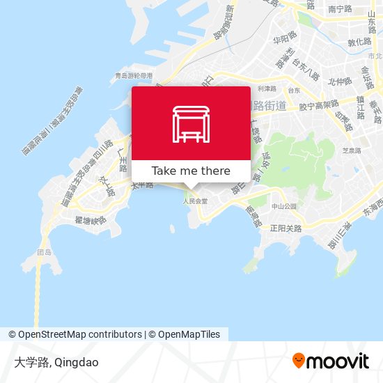 大学路 map