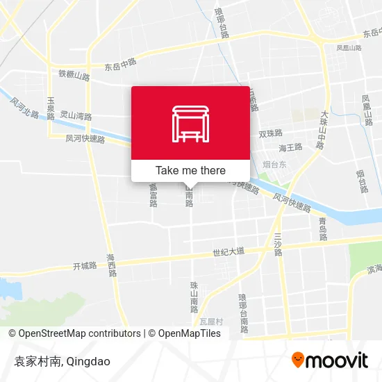 袁家村南 map