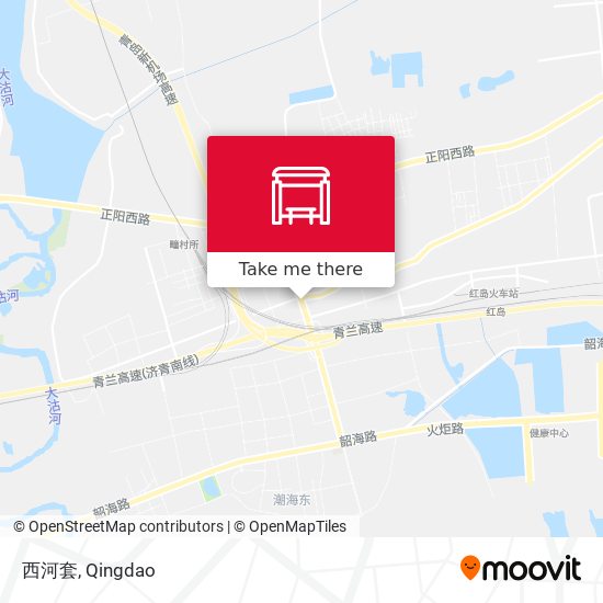 西河套 map