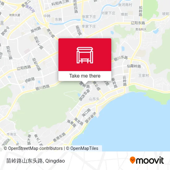 苗岭路山东头路 map