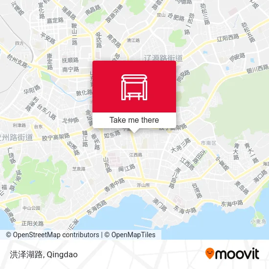 洪泽湖路 map