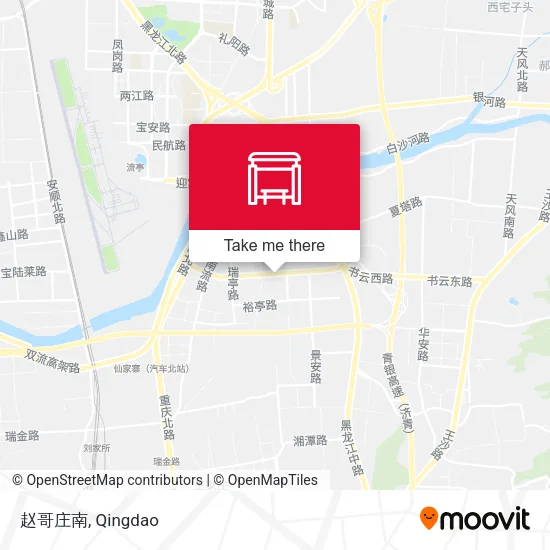 赵哥庄南 map
