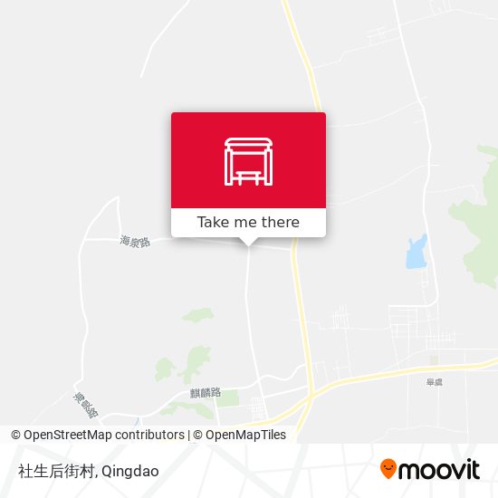 社生后街村 map