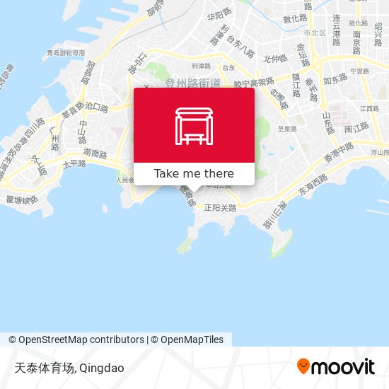 天泰体育场 map