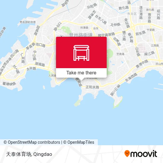 天泰体育场 map