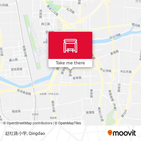 赵红路小学 map