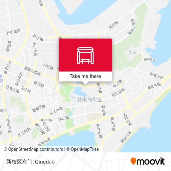 新校区东门 map