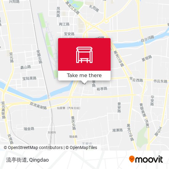 流亭街道 map