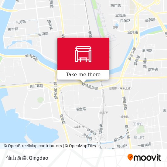 仙山西路 map