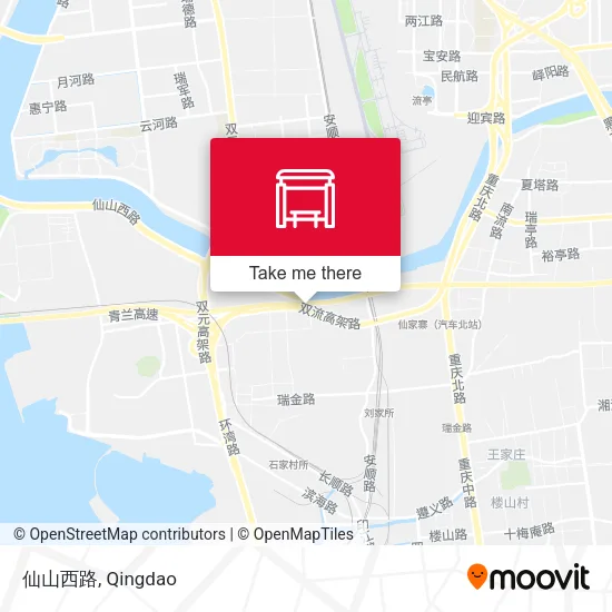 仙山西路 map