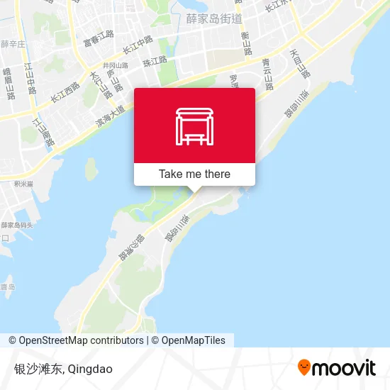 银沙滩东 map