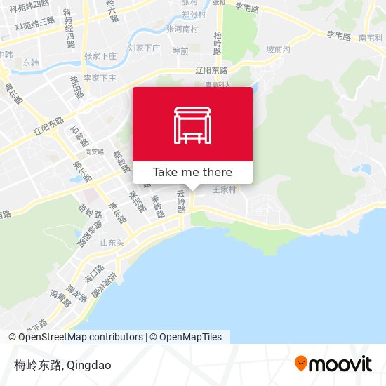 梅岭东路 map
