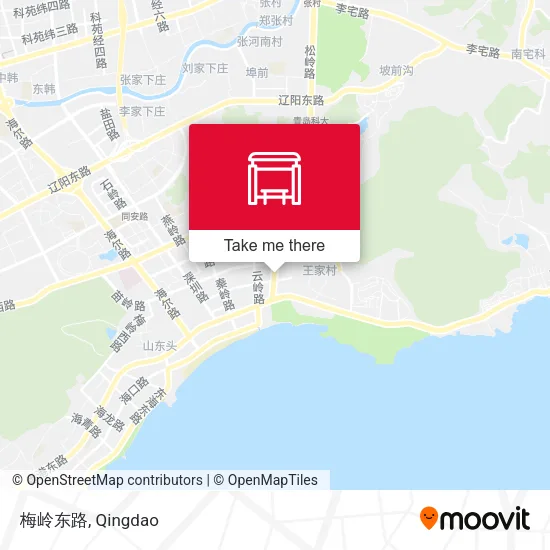 梅岭东路 map