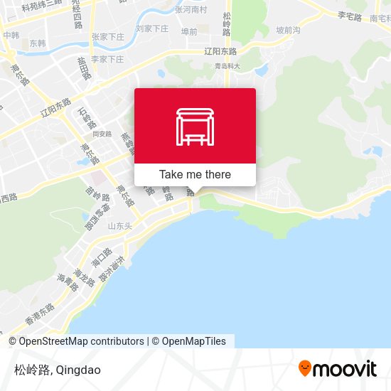 松岭路 map