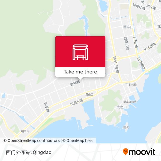 西门外东站 map
