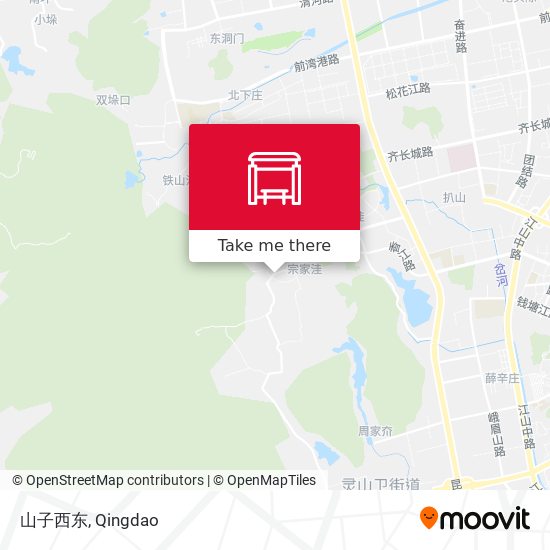 山子西东 map