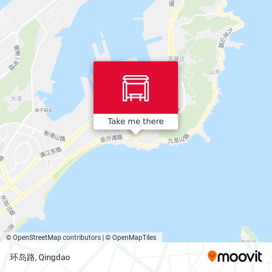 环岛路 map