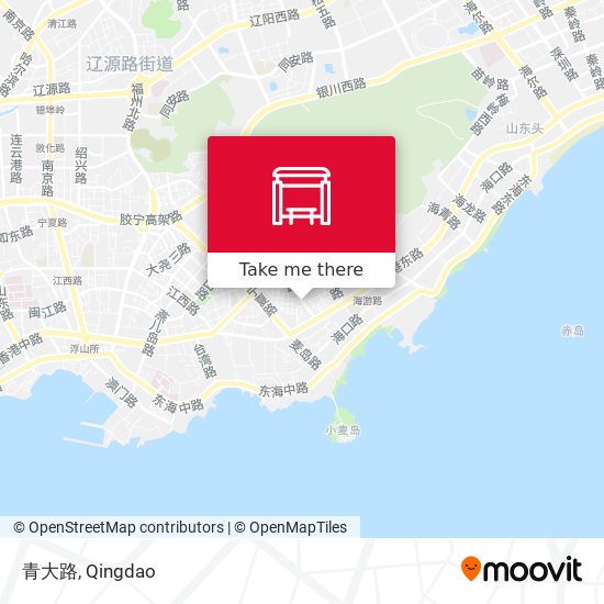 青大路 map