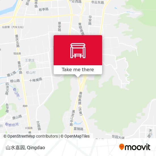 山水嘉园 map