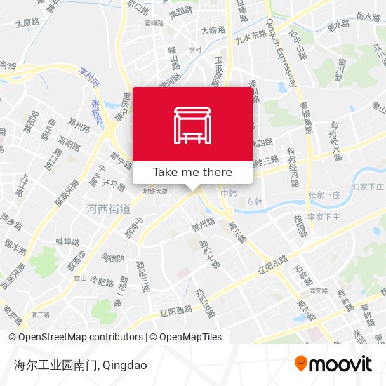 海尔工业园南门 map
