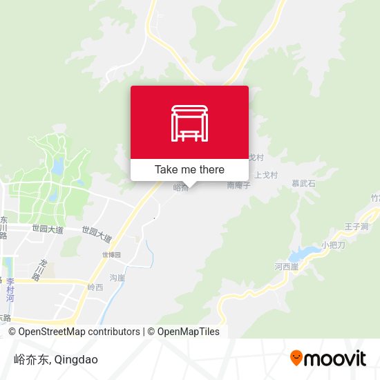 峪夼东 map
