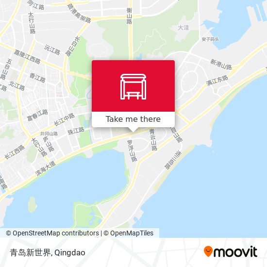 青岛新世界 map