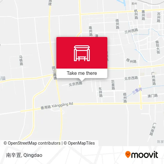 南辛置 map