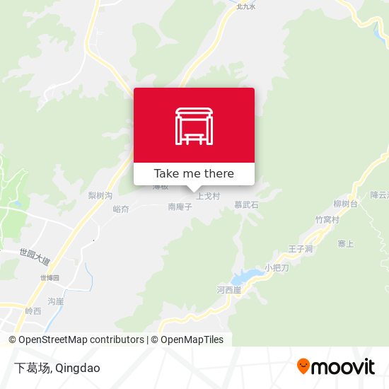 下葛场 map